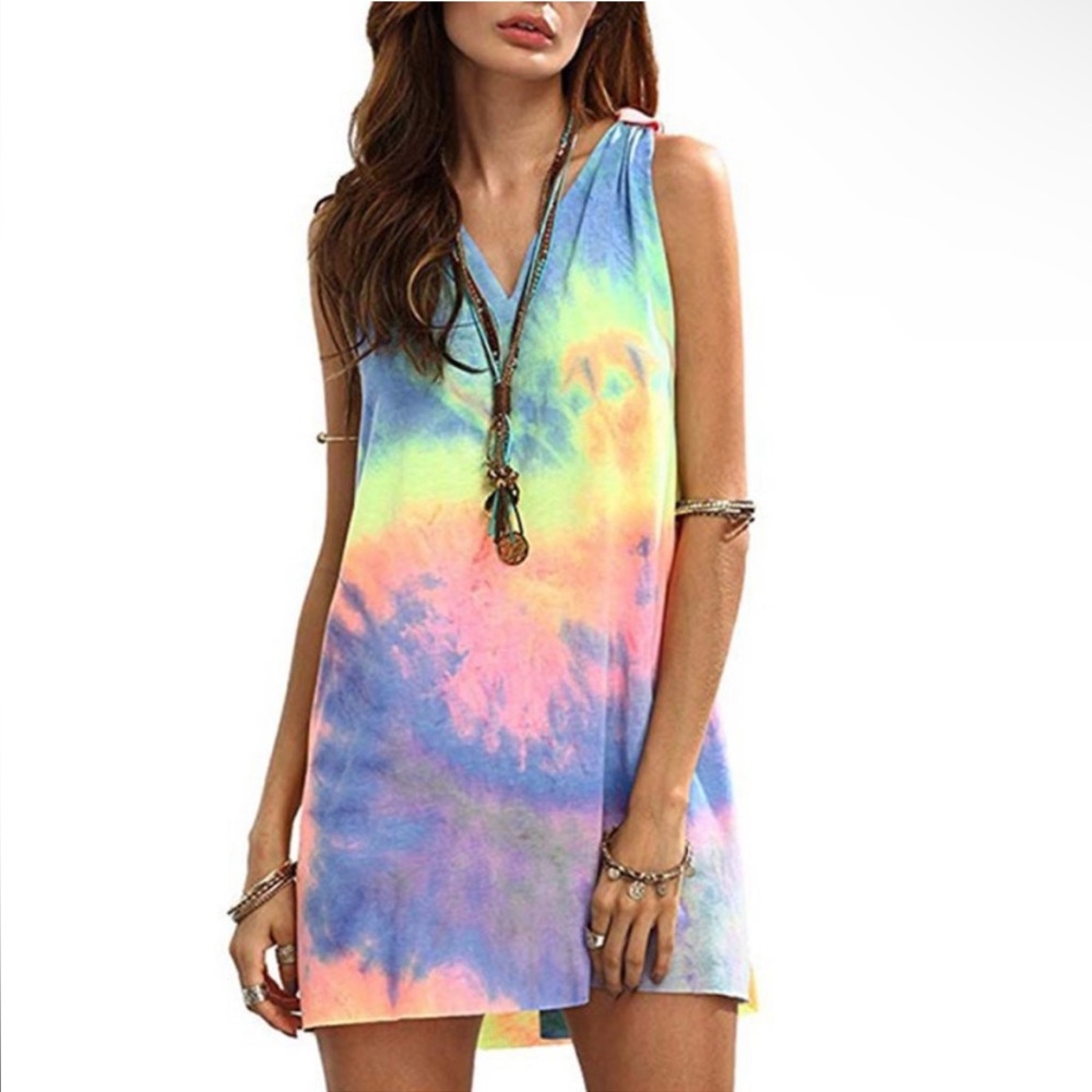 Tie Dye Mini Dress